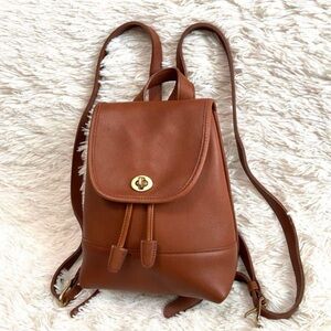 Vintage Coach Backpack - Brown